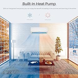 DELLA Motto Series 12000 BTU Wifi Enabled Mini