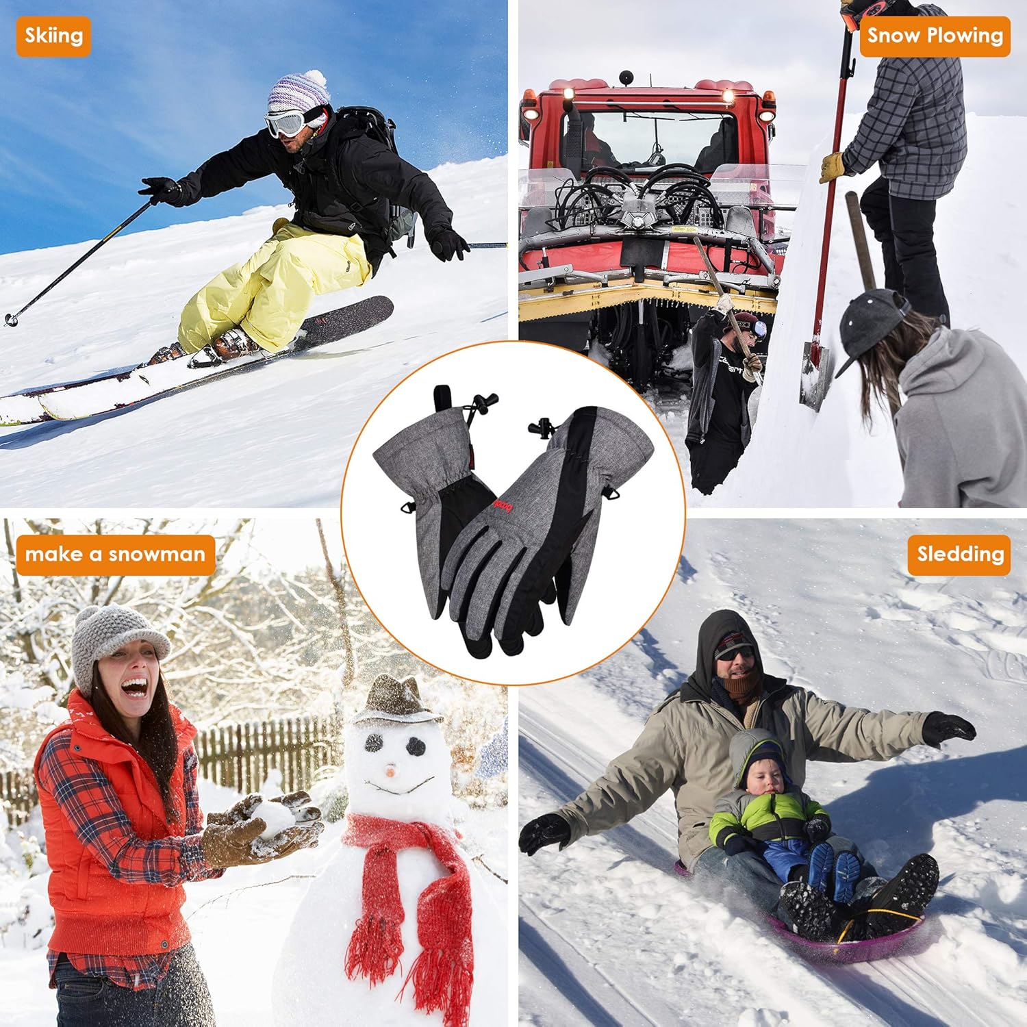 sledding gloves