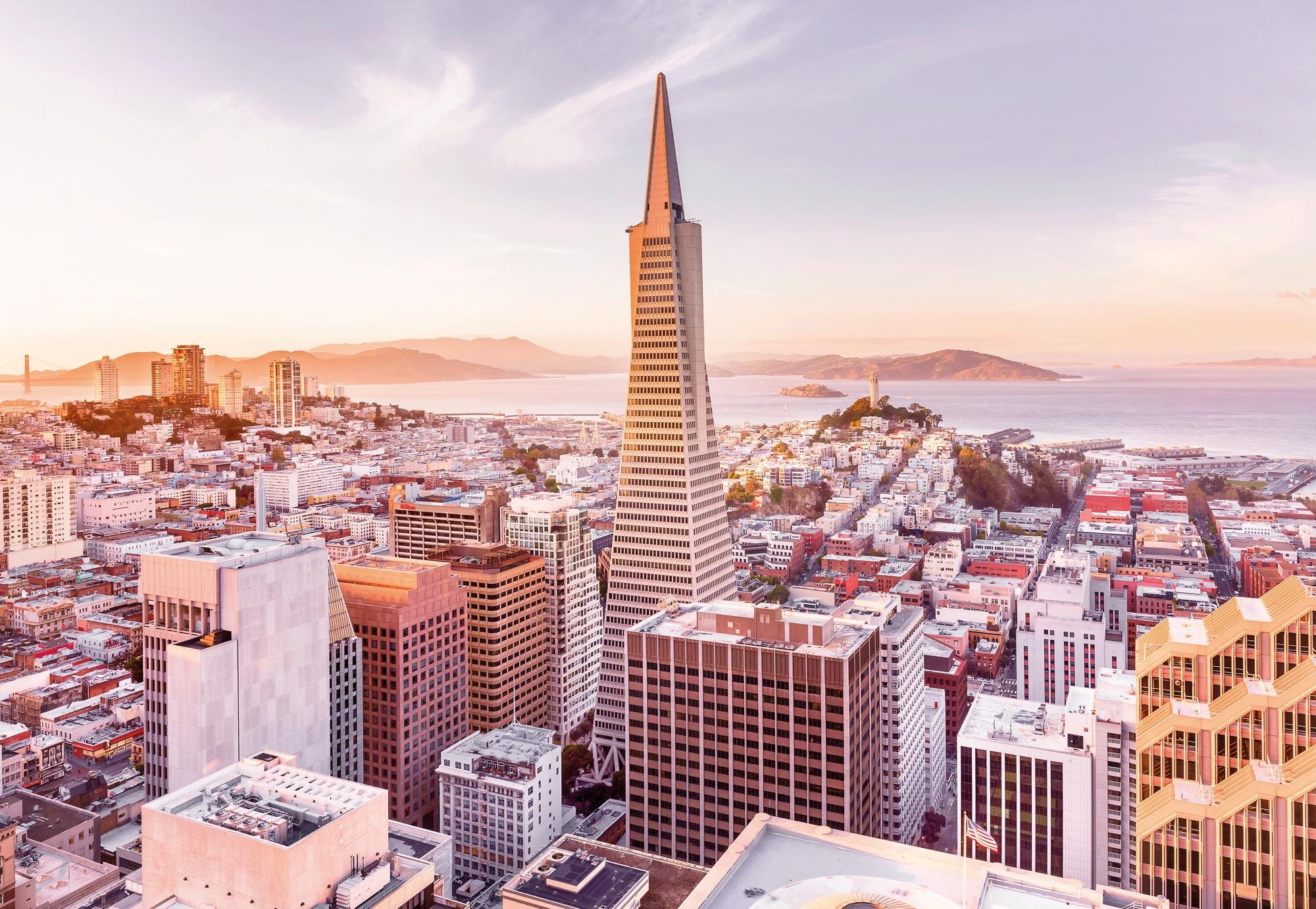 San Francisco Morning Wall Mural