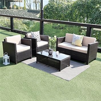 Amazon.com: Wisteria Lane Outdoor Patio Furniture Set, 80 Piece ...