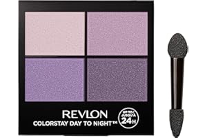 Revlon Eyeshadow Palette, ColorStay Day to Night 24 Hour, Velvety Pigmented Matte & Shimmer Finishes, Seductive, 0.16 Oz/4.5g