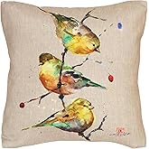 Carstens, Inc. Dean Crouser Triple Gold Outdoor Pillow 18x18