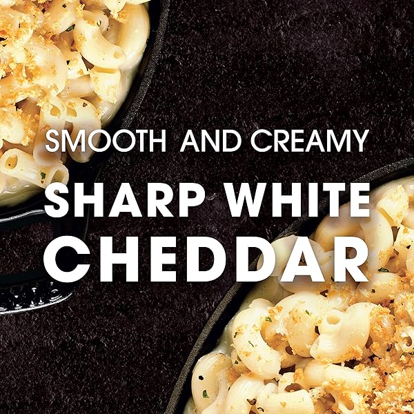CRACKER BARREL OVEN BAKED MAC AND CHEESE, 1 POUCH, FOR EASY DINNER OR DINNER SIDES, SHARP WHITE CHEDDAR FLAVOR, NO ARTIFICIAL FLAVORS OR DYES, 12.3 OZ