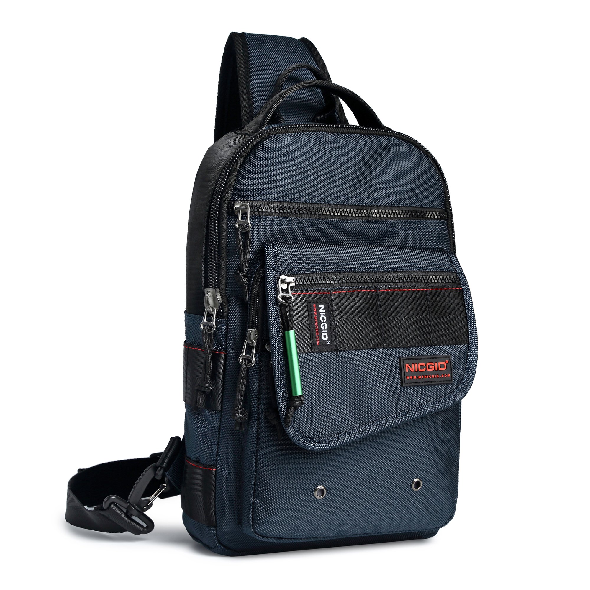 NICGID Sling Bags, Chest Shoulder Backpacks Crossbody Purse Outdoor Chest  Bag Travel Backpack for Men Women (B - Main Image