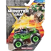 Monster Jam, Official Grave Digger Monster Truck, Die-Cast Vehicle, 1:64 Scale, Kids Toys for Boys Ages 3 and up
