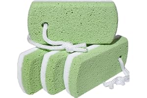 ENTREFEET Dr. Entre's Pumice Stone for Feet 4 Pack: Callus Remover, Dead Skin Scraper, Exfoliator for Scrubber Use, Pedicure Tools, Cracked Heels Foot Care