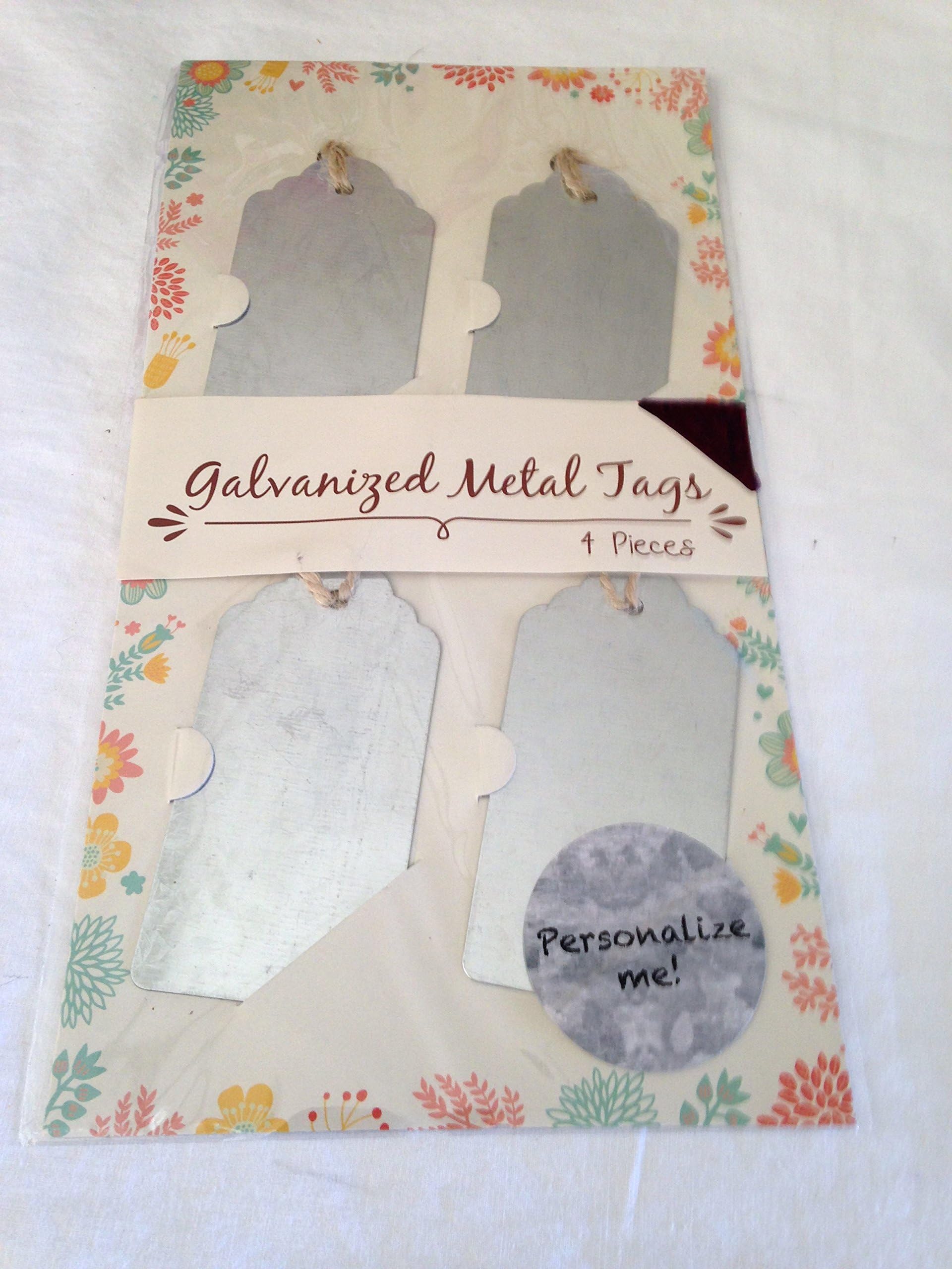 Galvanized Metal Tags