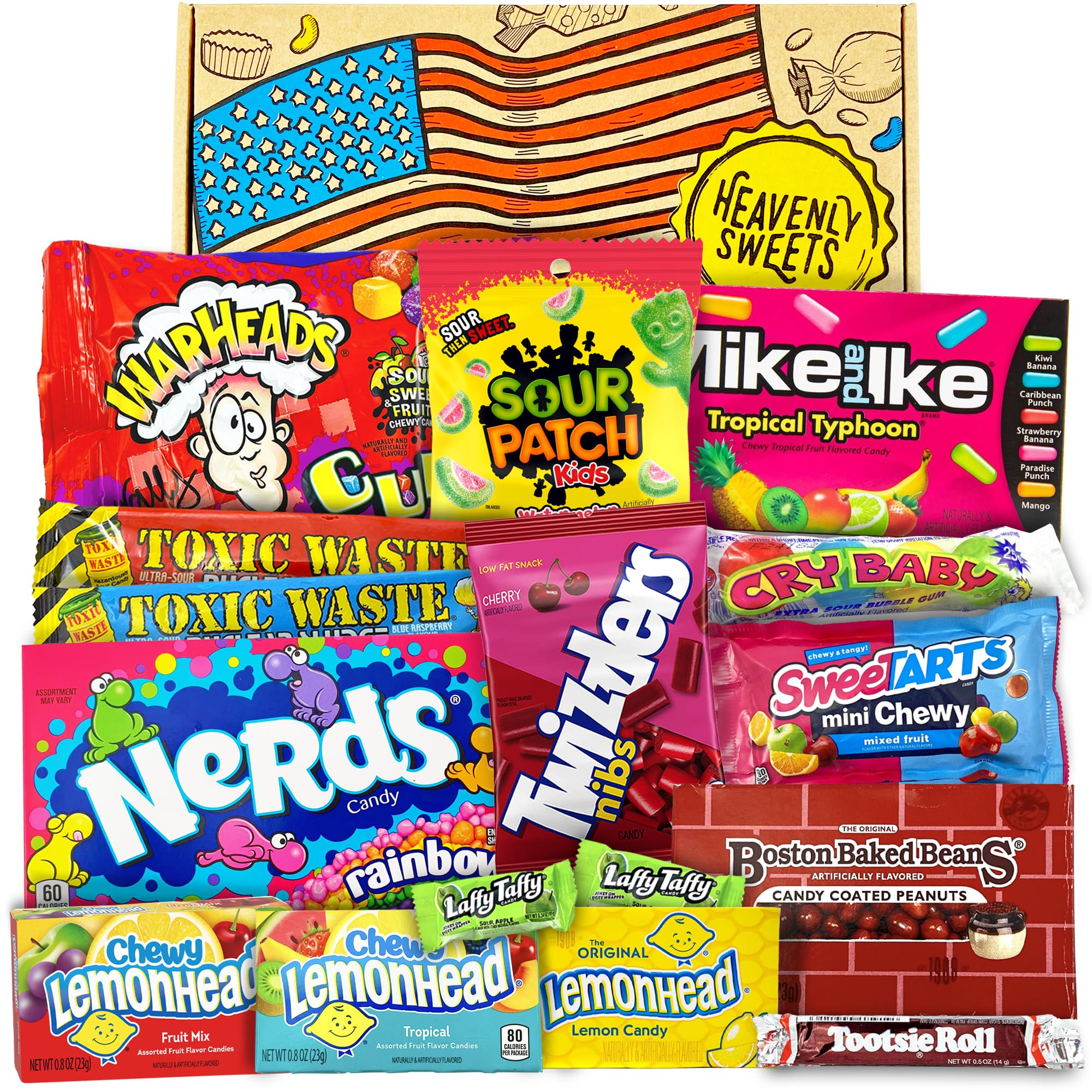 thumbnail image 2 of Huge American Snack Box Gift: Donuts, Cookies, Sweets, Cupcakes - 11pc Fun Treats 2 of 5