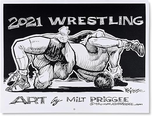 Amazon.com : Wrestling 2021 Wall Calendar : Office Products