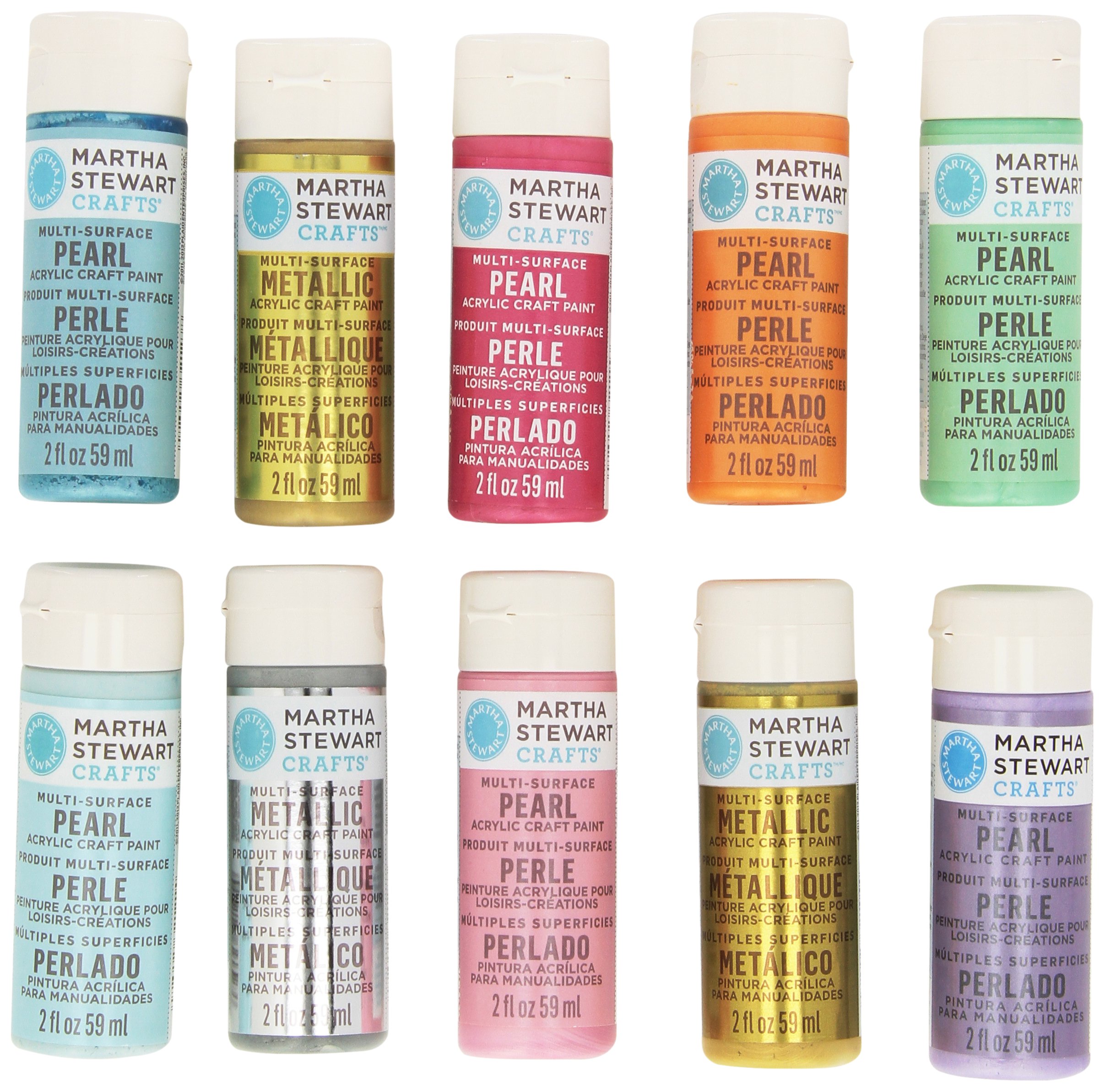 Galleon Martha Stewart Crafts Pearl & Metallic Acrylic Craft Paint