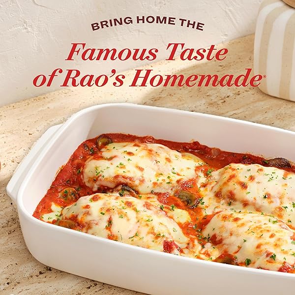 RAO’S HOMEMADE TOMATO SAUCE, 24 OZ, PASTA SAUCE, CARB CONSCIOUS, KETO FRIENDLY, ALL NATURAL, PREMIUM QUALITY, NO ONIONS OR GARLIC, WITH ITALIAN TOMATOES & OLIVE OIL, 1.5 POUND (PACK OF 1)