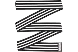 Contraband Black Label 1055 Classic Knee Wraps (Pair) for Bodybuilding, Powerlifting, and Strongman - Perfect for Squat - Leg Press - USPA Approved for Competition Use