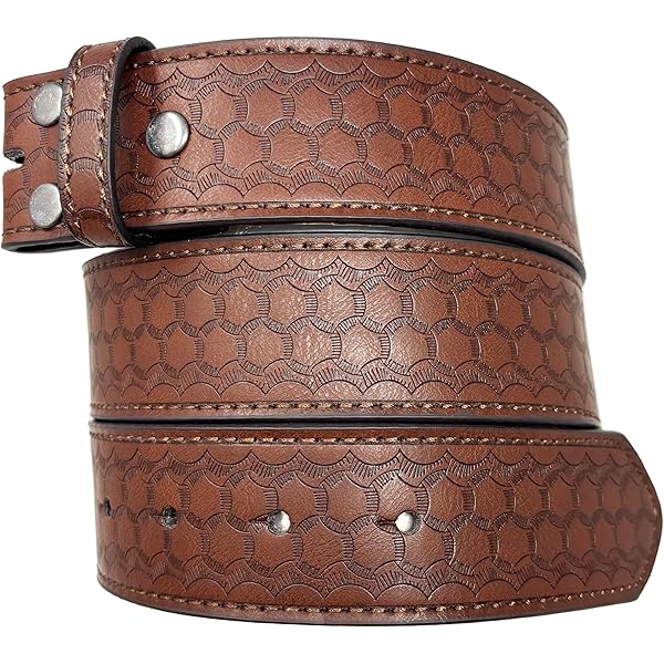 Three Row Round Stud Belt Made In USA Genuine Leather Punk Goth