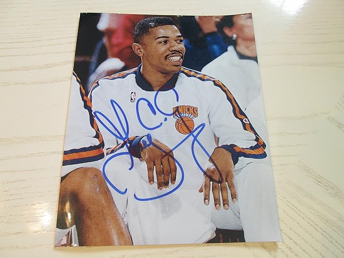 Greg Anthony Signed New York Knicks 8x10 Photo Guaranteed Authentic at