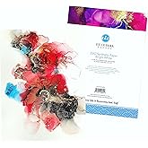 Alcohol Ink Paper - Non-Absorbent, Heavy Weight &amp; Tear Resistant - Easily Wipes Off for Reusable Art Paper - Flexible Bright White EVO 9x12 Inch (10 Sheets)