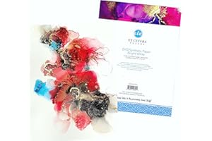 Lot de 10 feuilles de papier à encre alcoolisée – Non absorbant, lourd et résistant aux déchirures – S'essuie facilement pour