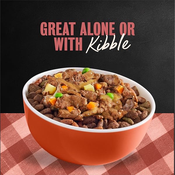 CESAR HOME DELIGHTS ADULT SOFT WET DOG FOOD BEEF STEW, 3.5 OZ. EASY PEEL DOG FOOD TRAY
