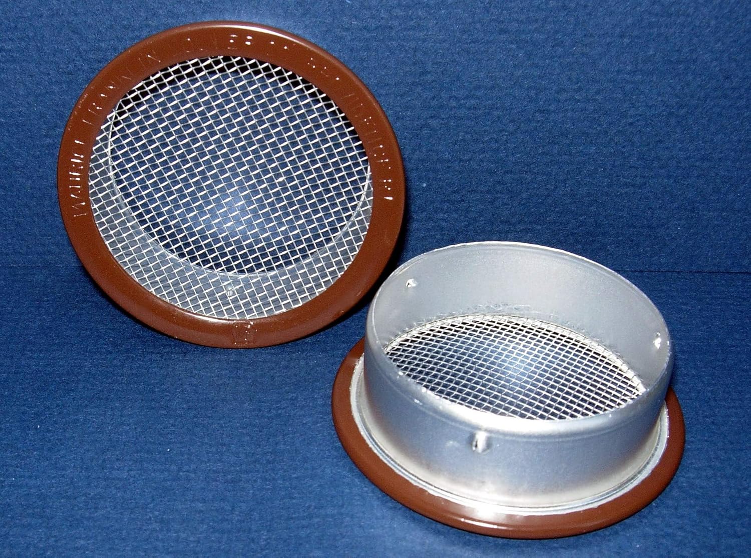 2" Round Open Screen Vent Brown Pkg of 6