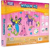Imagimake Window Art Princess Unicorn Mermaid Craft Kit 32 Suncatchers view 8