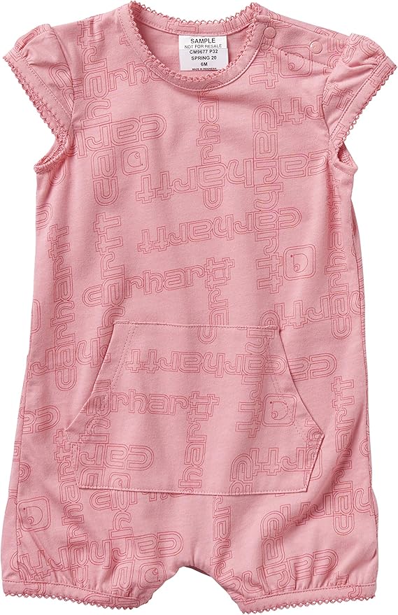 baby girl short sleeve romper