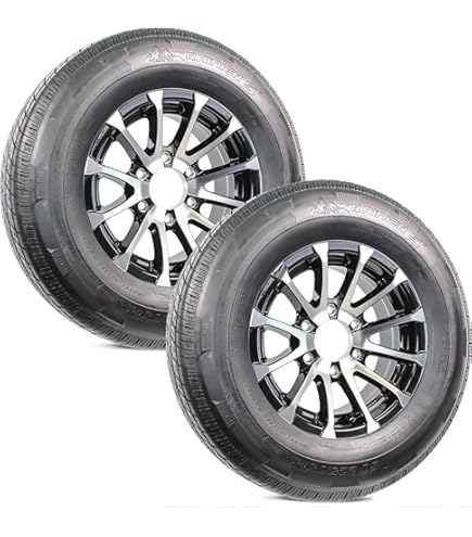 Amazon.com: 15x6 T16 Matte Black Aluminum Trailer Wheel 5x5