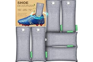 Mayunuo Shoe Deodorizer Odor Eliminator 6 Pack. Defeat Stinky Sneaker Spray Balls. Air Freshener Shoe Smell Remover for Soccer Cleats, Boots, Gym Bags, Closets. Reusable Shoes Deodorant