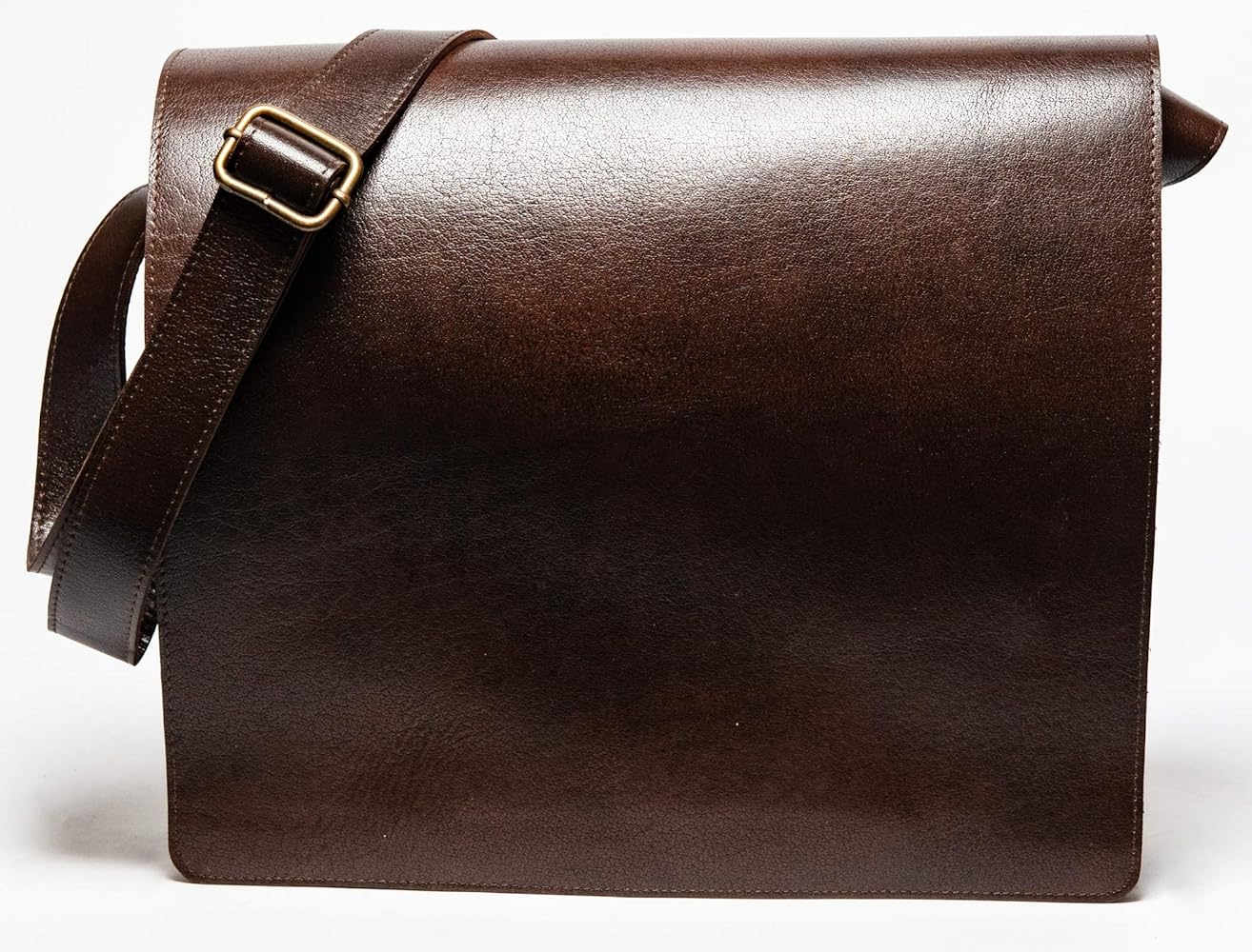 full grain messenger bag