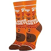 ooohyeah Women's Crew Funny Novelty Socks, City State Gifts Souvenirs, Crazy Fun Dress Socks, Shoe Size 5-10