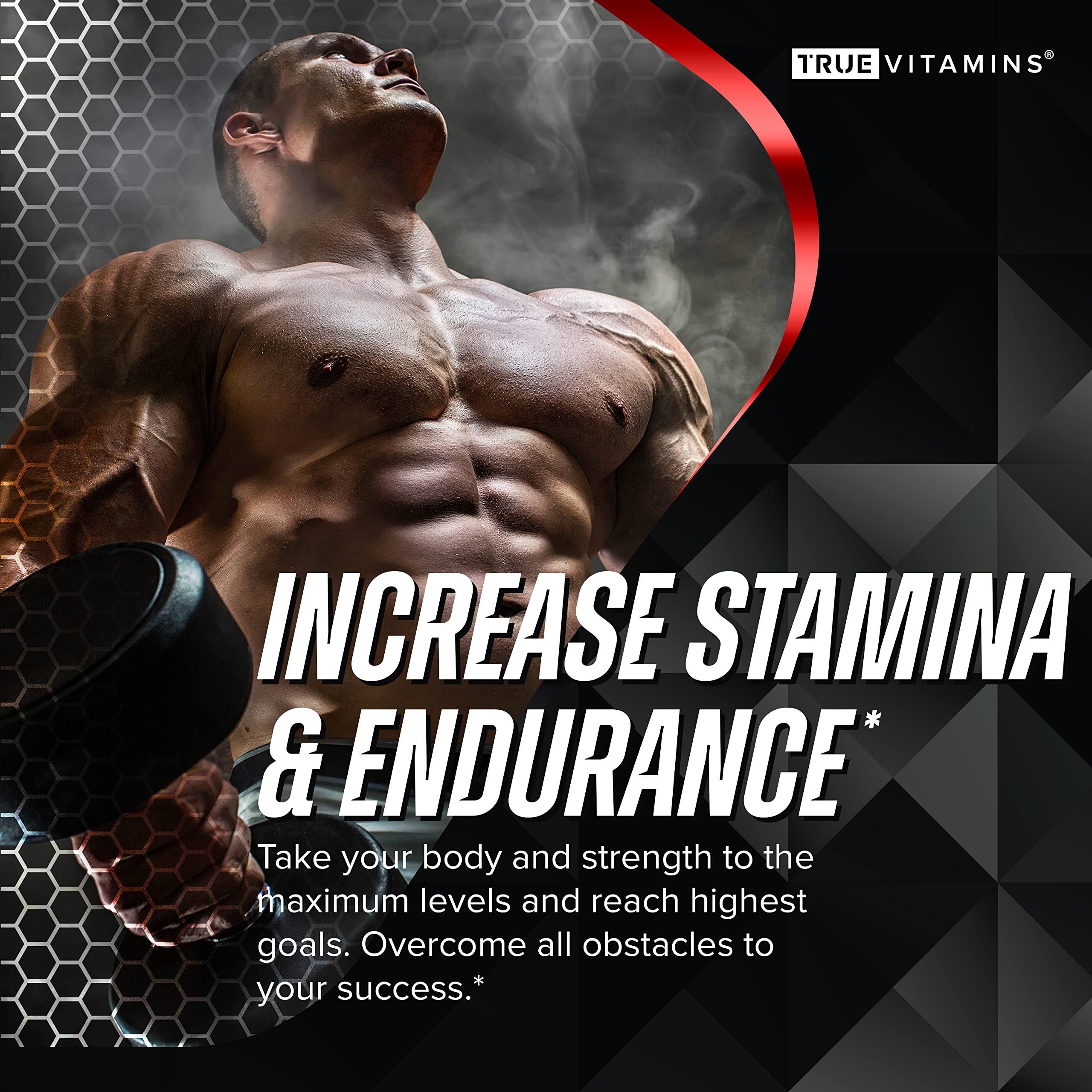 Testosterone Booster Supplement for Men - Performance Test Boost - Male Enhancing Enlargement Pills - Enhance Energy, Endurance, Stamina, Strength, Drive & Muscle Growth - 60 Capsules - 30 Servings