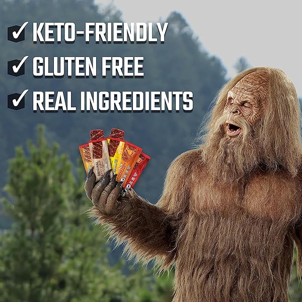 JACK LINK’S BEEF JERKY BARS, ORIGINAL – 7G OF PROTEIN AND 80 CALORIES PER BAR, MADE WITH PREMIUM BEEF, PERFECT HUNTING SNACK, NO ADDED MSG – KETO FRIENDLY AND GLUTEN FREE SNACKS, 0.9 OZ (PACK OF 12)