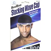 Dream, Boo Boo STOCKING WAVE CAP, Wire Eastic Band (Item #045 Black)