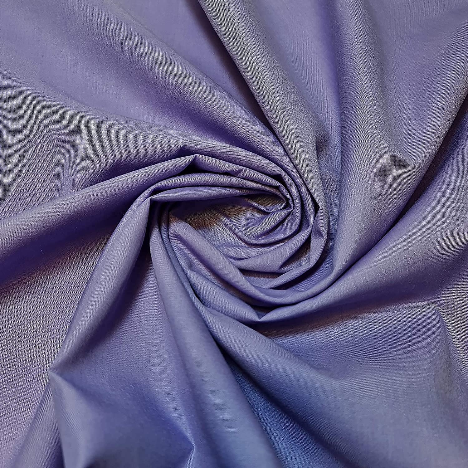 Plain/Solid Dyed Polycotton Dress Craft Fabric Material 45" - 112 cm Wide Sold As 1 Meter Pre - Cut Lengths (Available in 42 Colours)… (Mauve, 5 Meter) — image 1