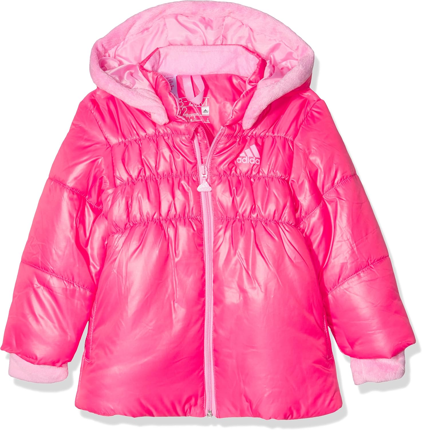 adidas girl jacket pink