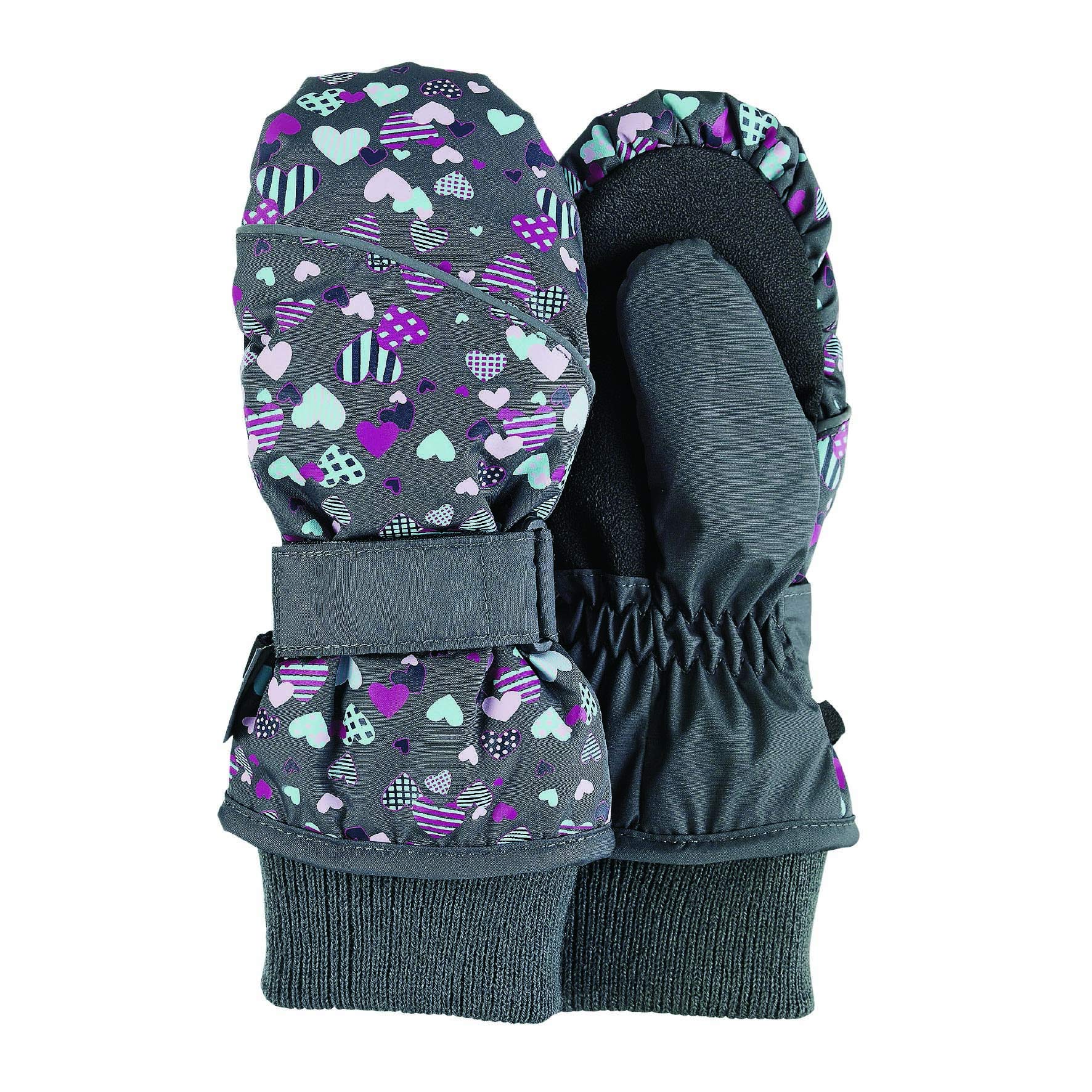 Sterntaler Baby Girls' Fäustel Cold Weather Gloves, Eisengrau, 1