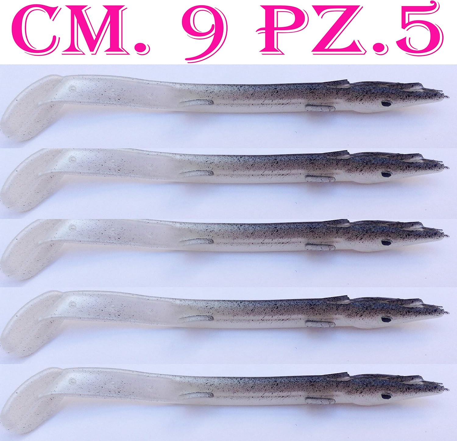 Esche da pesca per basso posatoio in luccio premium 3 pz
