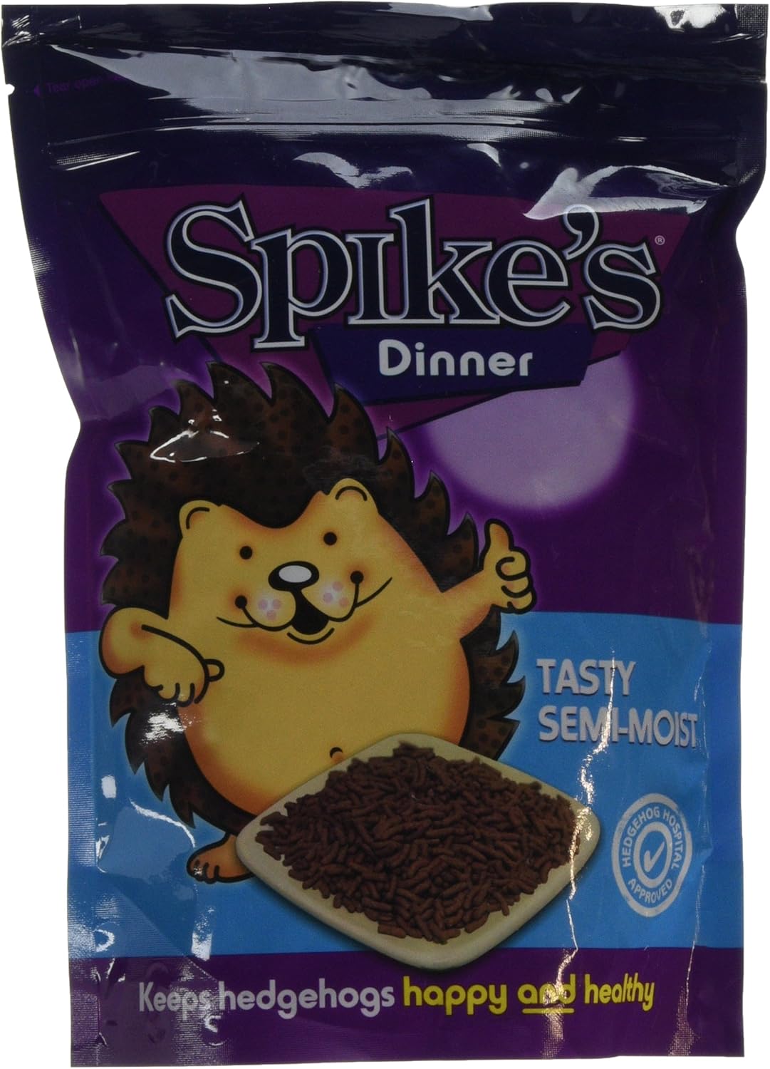 Spikes Semi-Moist Hedgehog Food 550g, Clear, 550 g (Pack of 1)