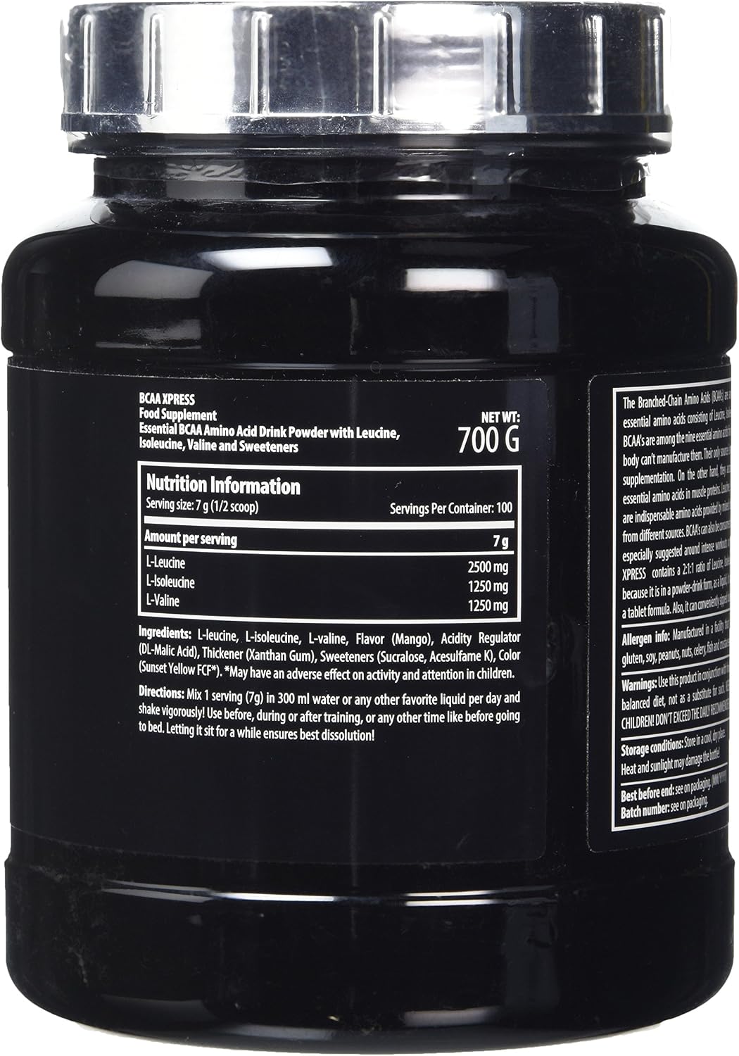 Scitec Nutrition BCAA Xpress, Sugar, Gluten & Lactose-Free, 5g Pure BCAA, Muscle Recovery & Growth, 2:1:1 Amino Acid Ratio - Image 4