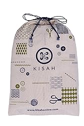 KISAH Men's Indian Front Open Jaquard Cotton Silk