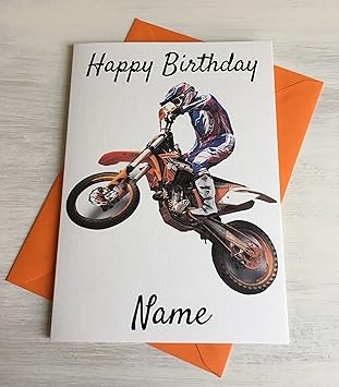 carte anniversaire ktm