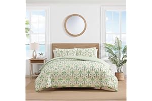 Tommy Bahama - Queen Comforter Set, 100% Soft Cotton Bed Set for Year Round Comfort, Coastal Bedding with Matching Pillowcase
