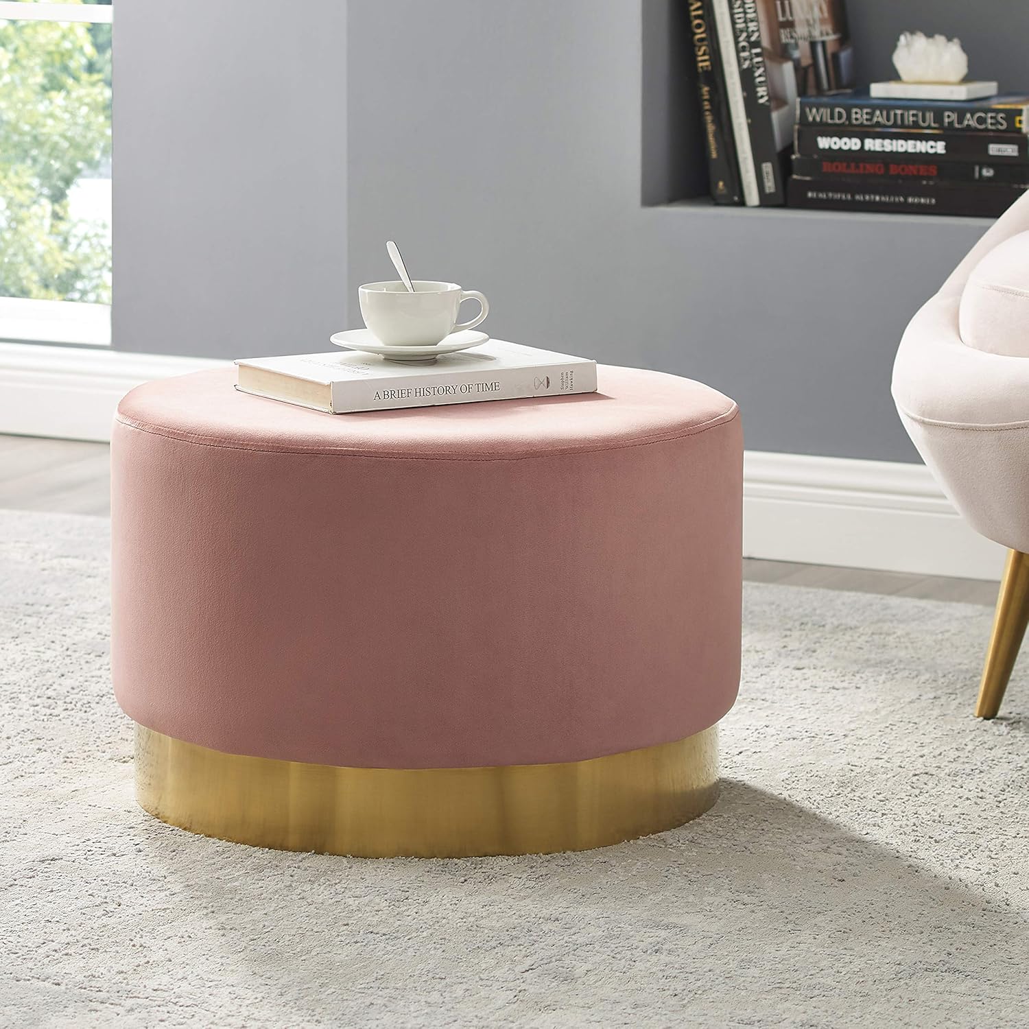 Best Gold Coffee Table Ottoman