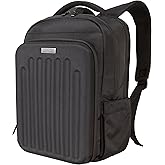 Kenneth Cole REACTION The Venturer 17" Polyester Tech Travel Backpack for Work, Black