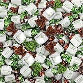 Arcor Chocolate Filled Mints, Hard Candy Individually Wrapped, 2 Lb Bag | Old Fashioned Candy with Creamy Filling, Office Candy