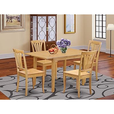 Buy 5 Pctable And Chair Set Dining Table For Small Spaces And 4 Dining Chairs Online In Germany B01gtsvyi8
