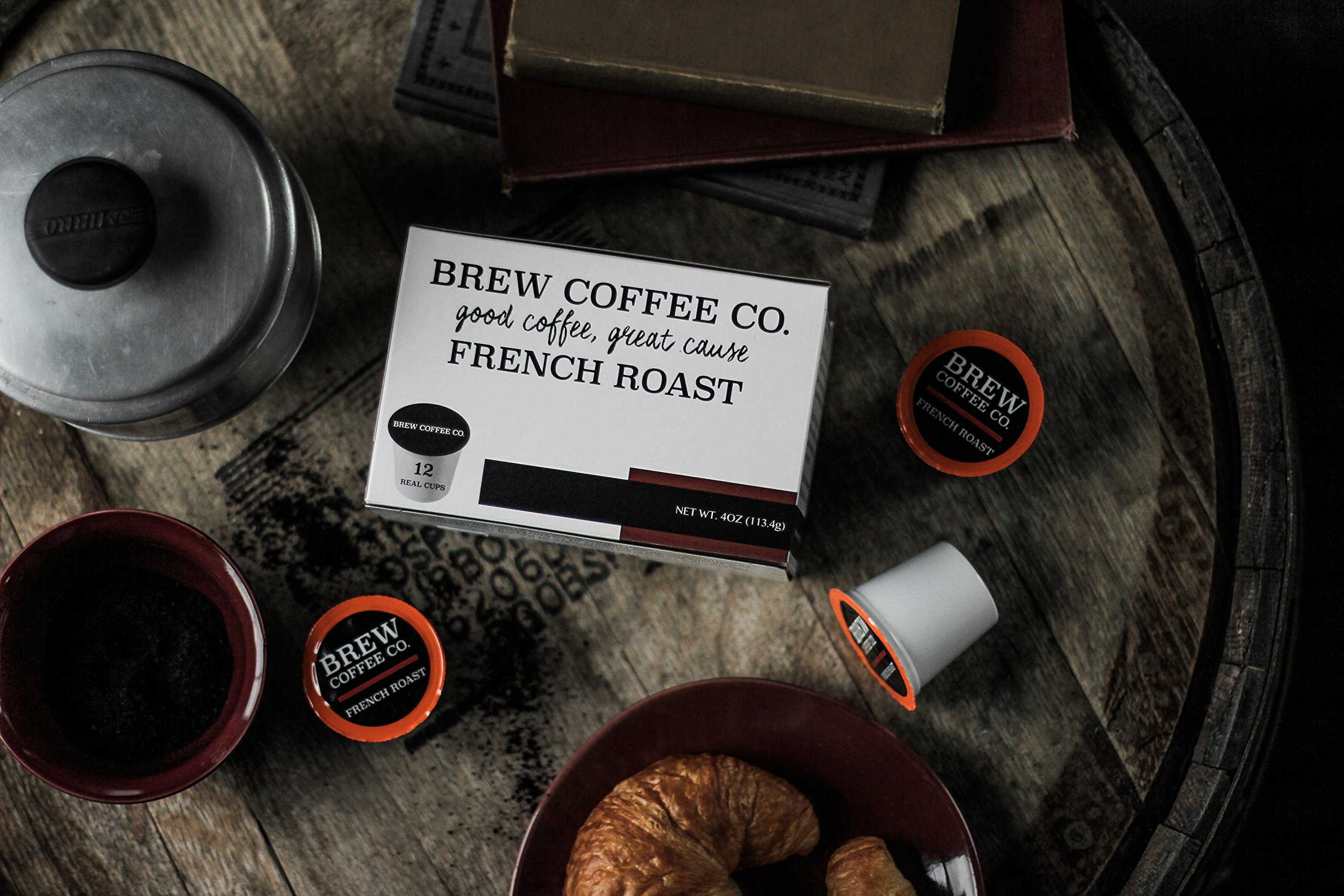Brew Coffee Co - Keurig for Single Serving Coffee Cups - French Roast