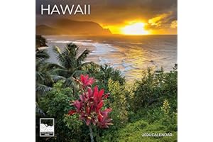 2026 Wall Calendar | 12" x 24" Open | Nature Photography Thick & Sturdy Paper for Organizing & Planning | Office Kitchen Decor or Gift | Pacific Waters Press (Hawaii)