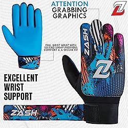 ZASH Soccer Goalie Gloves for Kids, Youth & Adult