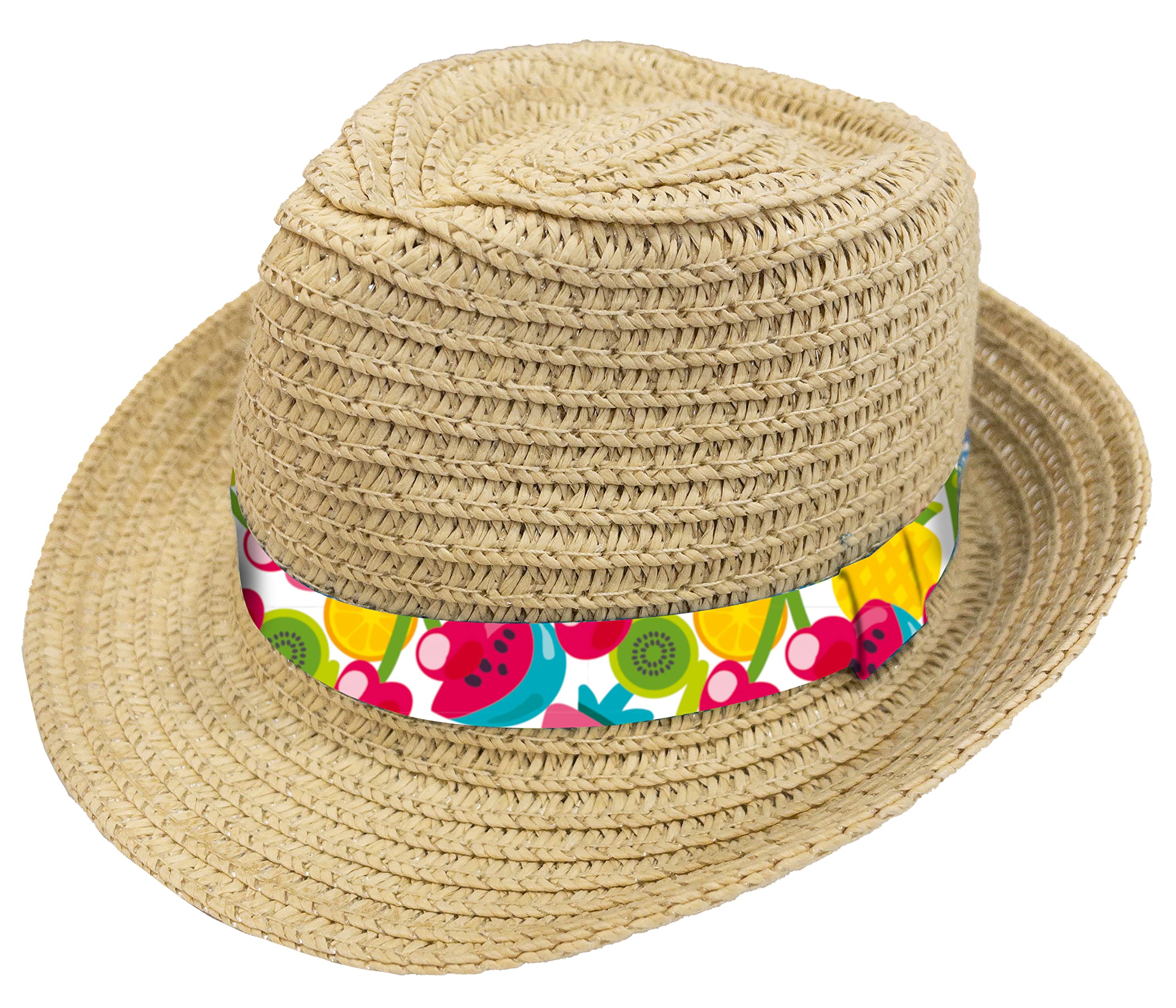 Crosses Hat for animals, straw hat for dogs and cats FRUITS fantasy Measure: 8 CM