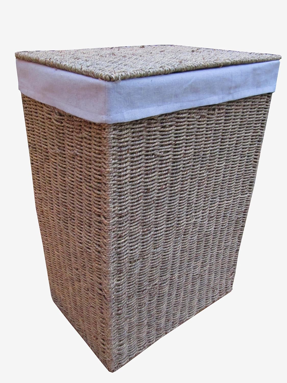 Seagrass Rectangular Linen / Laundry Basket Large (410x260x590