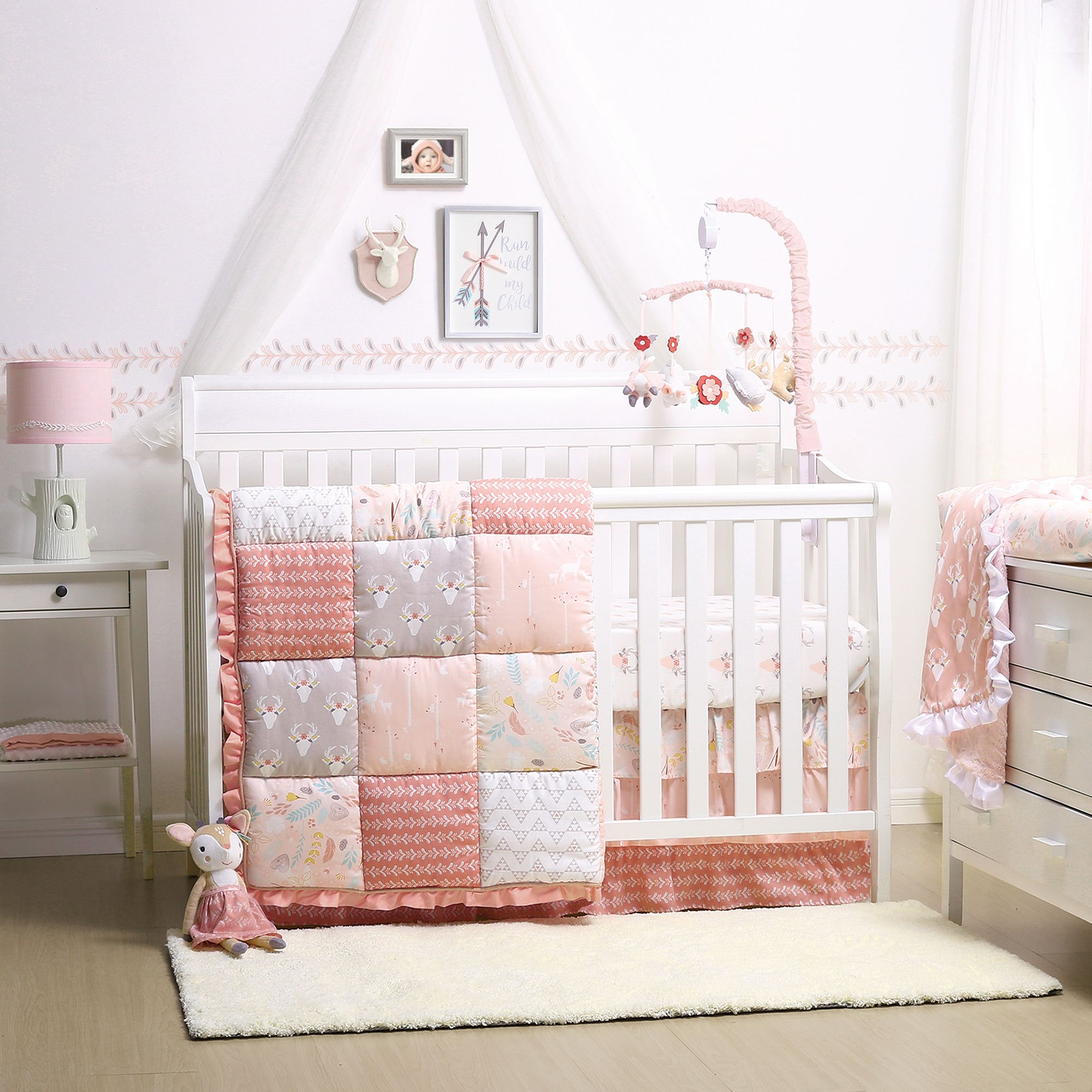 peanut shell woodland mobile